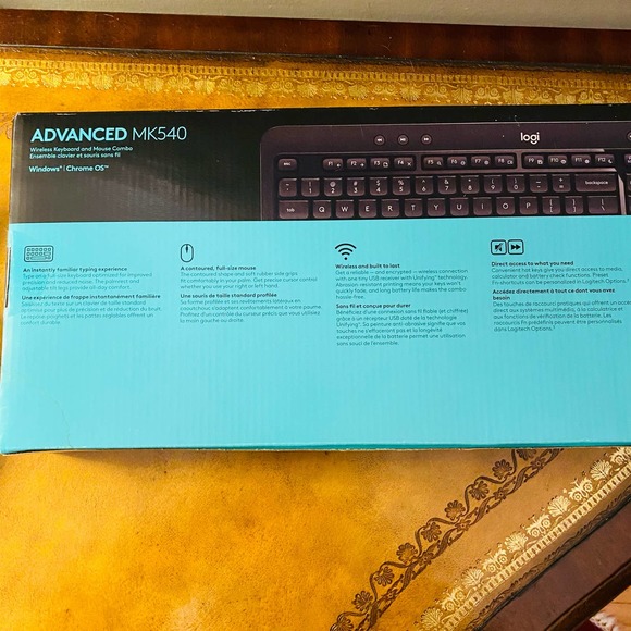 Logitech MK540 Wireless Keyboard Mouse Combo NEW & Sealed - Picture 9 of 9
